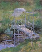 John Henry Twachtman The White Bridge oil painting on canvas